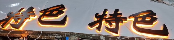 坑头附近背光字厂家 吸塑发光字 水晶字 PVC烤漆字 金属字