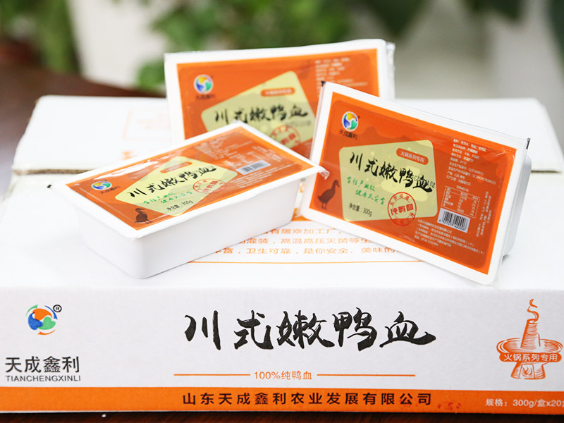 鸭血豆腐代理 潍坊物超所值的血豆腐批售