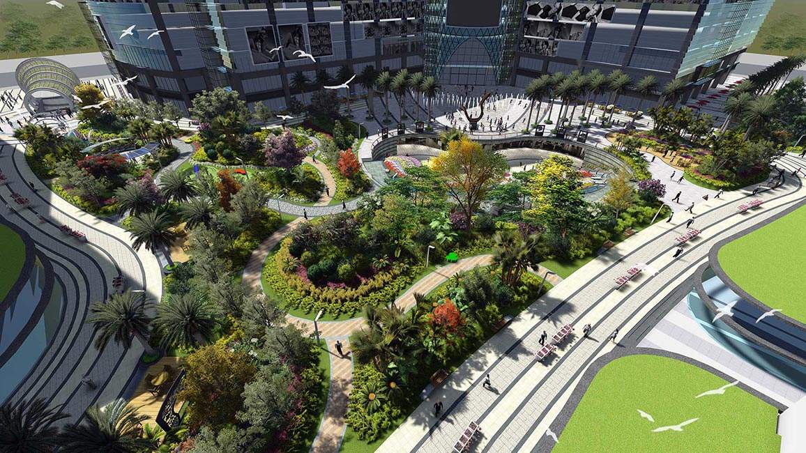 金昌广场景观规划设计-兰州大华丰环境建设集团可靠的广场景观规划设计