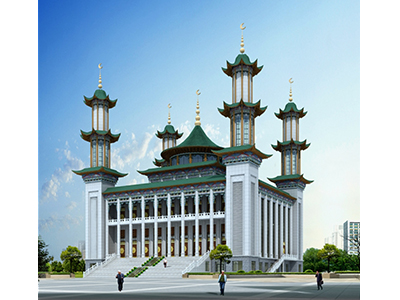 海南清真寺中式改造-清真寺改造甘肃鼎晟文化提供