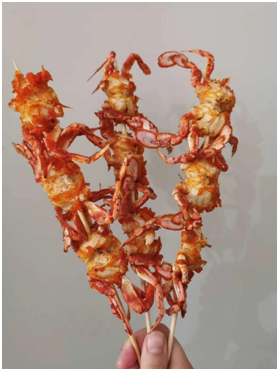香辣螃串价格-广西海鲜烤串-安徽海鲜烤串