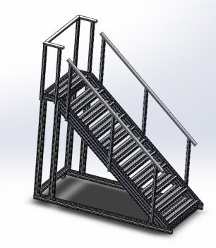 辽阳铝型材爬梯-哪儿能买到有创意的铝型材爬梯