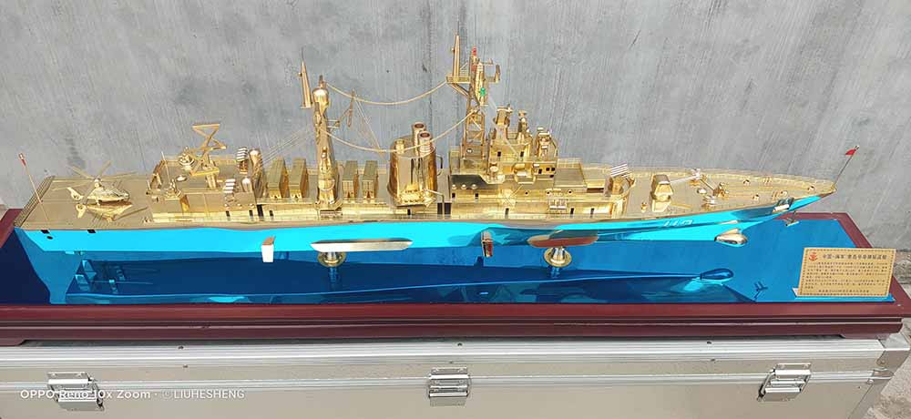 平谷航母军舰模型定制-风帆船舰模型-纯铜船舰模型设计