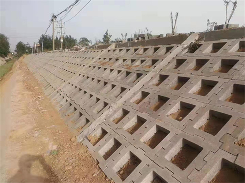 渭南生态挡土墙砖-渭南河道生态护坡砖厂家