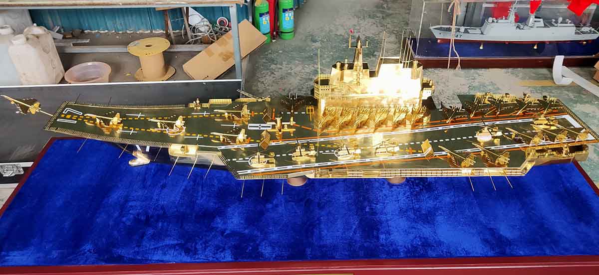 航母上的模型-山东舰航母模型厂家批发-北京舰艇模型