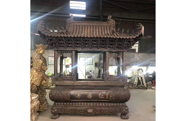 西藏寺庙长方形香炉多少钱,祖厝长方形香炉加工